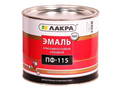 ЭМАЛЬ ЛАКРА ПФ-115 Красный 2.8кг *6