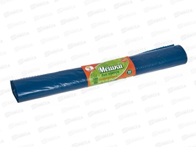 Мешки для мусора 160л 10шт 30мкм &quotУмничка&quot особопрочные  МП *20