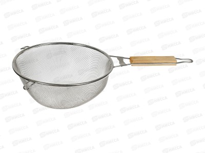 Сито 24см металлическое с деревянной ручкой (034998)  Ж