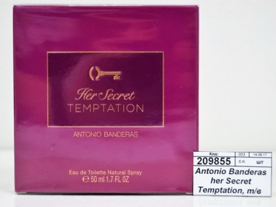 Antonio Banderas her Secret Temptation, туалетная вода 50мл женская М
