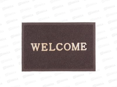 Коврик &quotSpongy&quot Welcome 40*60см коричневый SUNSTEP 38-432  *20