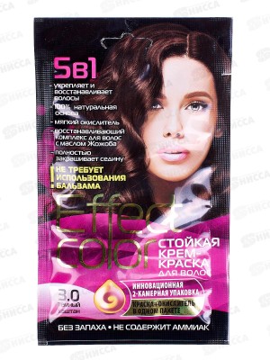 Effect Color крем-краска для волос  Темный каштан 50мл, 3.0 *15