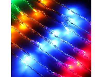Гирлянда 1,2*2м Водопад 200LED 8 нитей 8реж 382-022 г