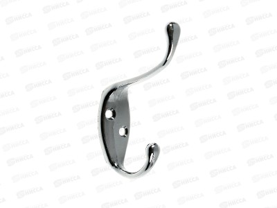 Крючок 1092S металлический хром (016520) *80  Ж