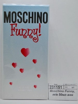 Moschino Funny, туалетная вода 50мл женская М