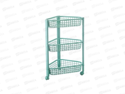Полка угловая ЕВРО 3-х секционная  Фисташковый М2756 *6