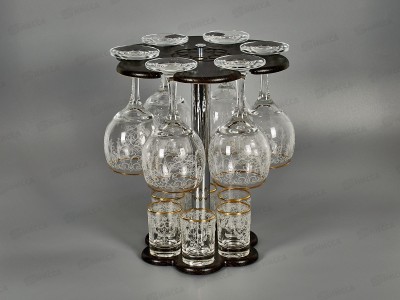 Мини-Бар 12 предметов 1501-ГЗ Византия гравити отводкой золотом *2