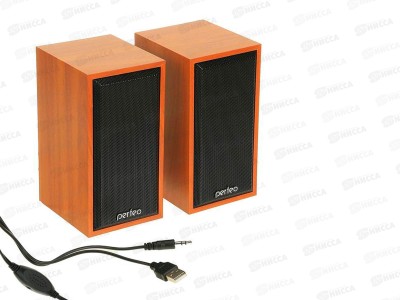 Колонки Perfeo 2.0 Cabinet, 2*3Вт, USB, PF_A4326
