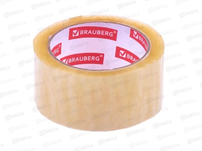 Скотч 48*66м прозрачный Brauberg 45мкм, 221108 *36
