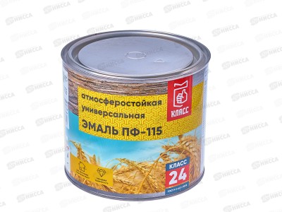 ЭМАЛЬ ПФ-115 красный 1,9кг Класс-24 *6