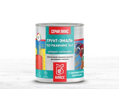 ГРУНТ-ЭМАЛЬ по ржавчине белый 1,9кг Класс Люкс *6