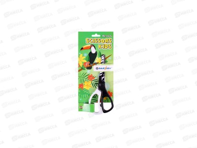 Ножницы Darvish 13см закругленные, цветные лезвия, DV-2535 *12/120