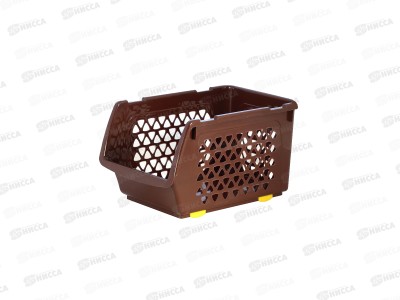 Ящик для овощей 10л Шоколад ИНТ*11