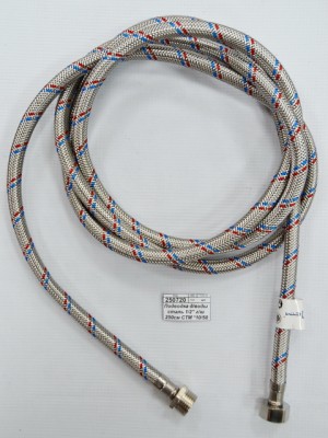 Подводка для воды сталь 1/2&quot гайка/штуцер 250см СТМ *10/40