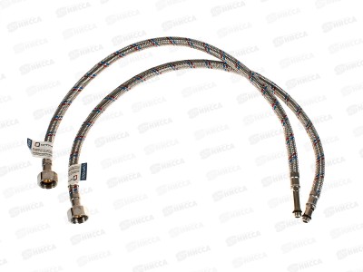 Подводка для смесителя сталь 1/2&quot*М10* 60см пара, СТМ *60