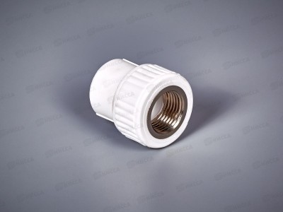 Муфта PP-R комбинированная внутренняя резьба DN20*1/2&quot полипропиленовая/гайка СТМ Пласт *30/390