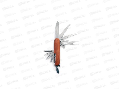 Мультитул Следопыт 11предметов , деревянная ручка, MT-12 *240