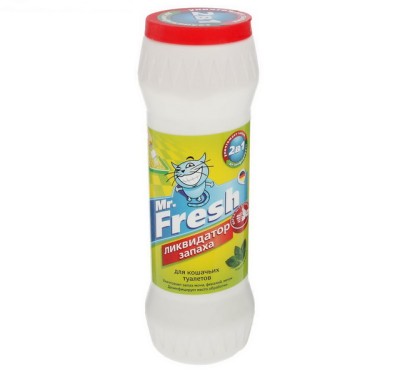 Mr.Fresh 2в1 Ликвидатор запаха для кошачьих туалетов 500г*15