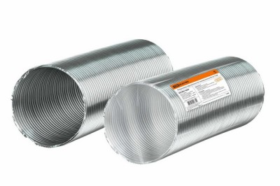 Воздуховод гофрированный алюминиевый  D120 TDM, 0067 *23