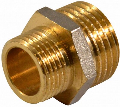 Ниппель переходной 3/4&quot*1/2&quot штуцер/штуцер СТМ *10