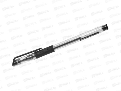 Ручка гелевая MAZARI DENISE черная, 0.5мм, пластиковый корпус, M-5523-71 *40