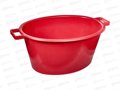 Таз 30л овальный с ручками пластик