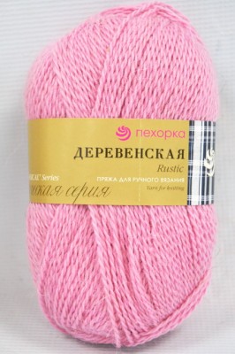 Пряжа Деревенская камелия шерсть100% 100гр 250м 125