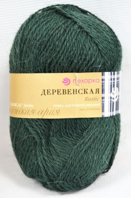 Пряжа Деревенская лавр шерсть100% 100гр 250м 381