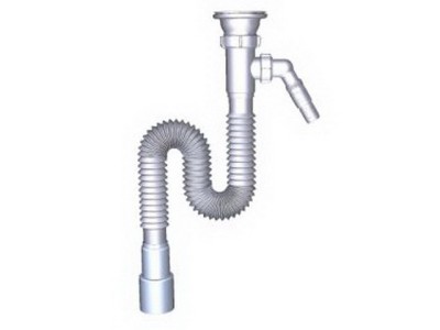 Гофросифон 1 1/2&quot*40/50 с отводом  для  стиральной  машины  F303  *60