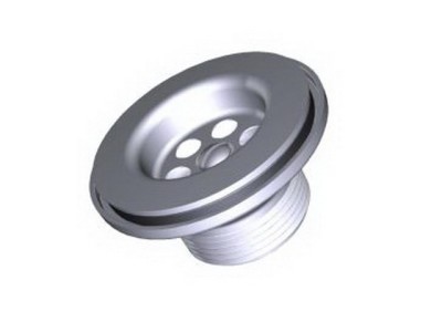 Выпуск 1 1/4&quot с нержавеющей сеткой белый, NV114-70-MR   *70