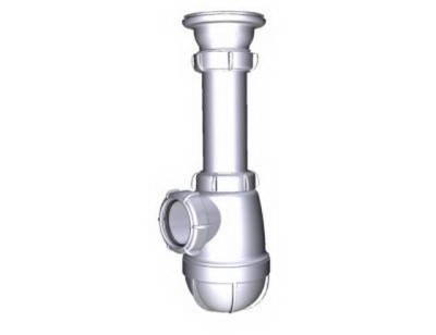 Сифон для кухни 1 1/2&quot х 40  B0100  *45