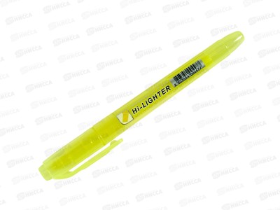 Маркер CROWN Multi Hi-Lighter текстовый желтый, 1-4мм, H-500 *12