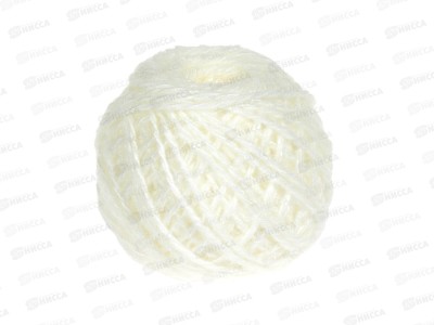 Пряжа 100% акрил 50гр130м (белый) 11*10