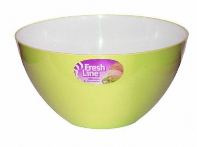 Миска 1,5л &quotFresh Line&quot бело-желтая М701БЖ *40