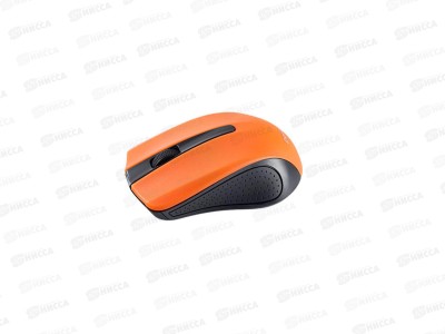 Мышь беспроводная PERFEO 3кнопки USB, черно-оранжевая PF-3436