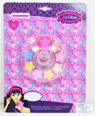Набор детской декоративной косметики Eva Moda, CRD 70577L4, ВВ1777