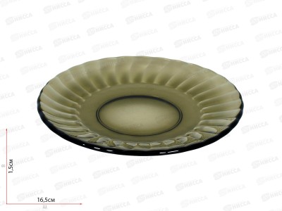 Тарелка ELIСA дымка d-170mm 62101 десертная *6