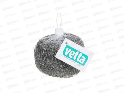 Губка для посуды металлическая Vetta 3шт*15г  441-017 *12/360 г