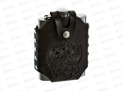 Фляжка 8oz 240мл нержавейка в чехле (048337)  Ж