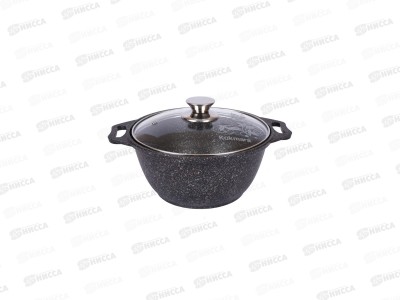 Кастрюля 2,0л со стеклянной крышкой АП Granit ultra кго22а *3
