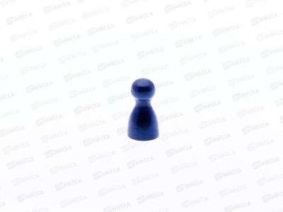 Фишка деревянная для настольных игр черная 2,5см, Р00804 *100