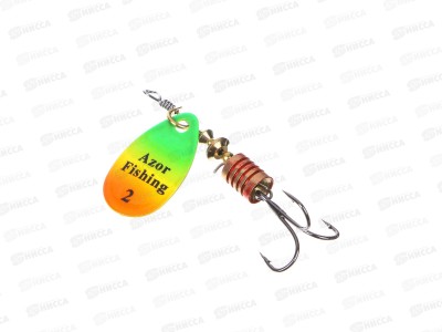Блесна AZOR FISHING &quotКомета&quot вращающаяся №2 5гр, 5цветов 145-122 г