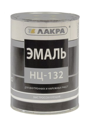 ЭМАЛЬ ЛАКРА НЦ-132 Зеленая 0,7кг  *14