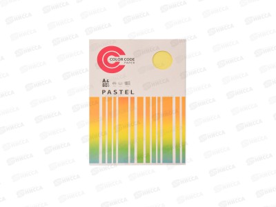 Бумага ксероксная P80  50л А4 Color Code желтая пастель 473342*40