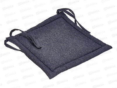 Подушка для стула 40*40 HS рогожка индиго