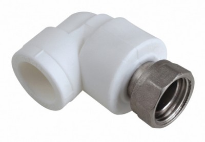 Угольник PP-R комбинированный наружняя резьба DN32*3/4&quot пп/ш Aqualink, 03558 *5/50