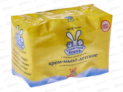 Ушастый нянь туалетное мыло с экстрат  ромашки 4*100г *18