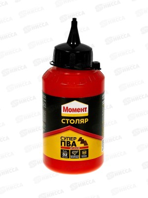 Клей МОМЕНТ-СТОЛЯР супер ПВА D2,  250г, 1568047 *12