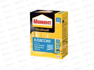 Клей обойный МОМЕНТ Классик 200г, для бумажных, 761780 *24