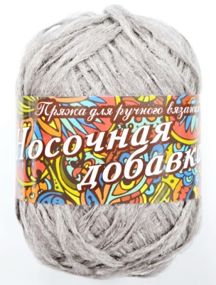 Пряжа Носочная добавка полиэфир 100% Стальной 174